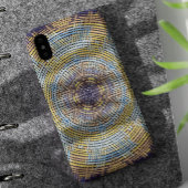Weave Mandala Blue en Yellow Case-Mate iPhone Case