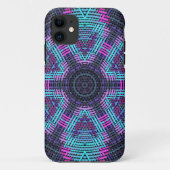 Weave Mandala Blue Pink en Paars Case-Mate iPhone Case (Achterkant)