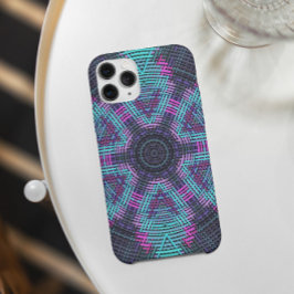 Weave Mandala Blue Pink en Paars Case-Mate iPhone Case