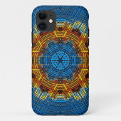 Weave Mandala Blue Yellow en Red Case-Mate iPhone Case (Achterkant)