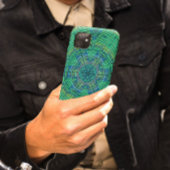 Weave Mandala Green en Blue Case-Mate iPhone Case