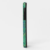 Weave Mandala Green en Blue Case-Mate iPhone Case (Achterkant/links)