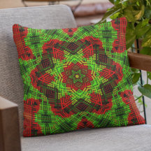 Weave Mandala Green en Red