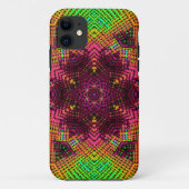 Weave Mandala Green Oranje en Roze Case-Mate iPhone Case (Achterkant)