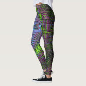 Weave Mandala Green Paars en Blue Leggings (Links)