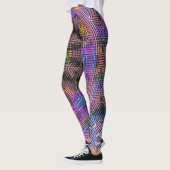 Weave Mandala Green Pink en Blue Leggings (Links)