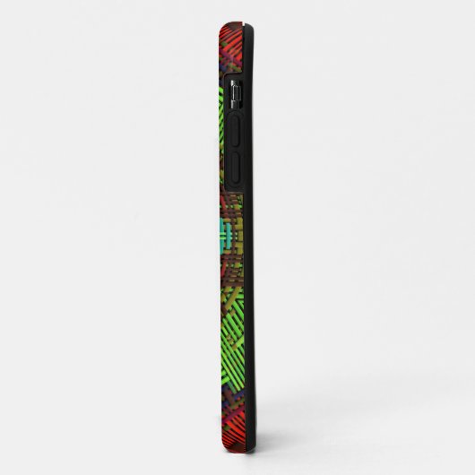 Weave Mandala Green Red en Blue Case-Mate iPhone Case (Achterkant/links)