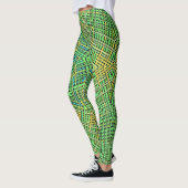 Weave Mandala Green Yellow en Blue Leggings (Links)