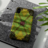 Weave Mandala Green Yellow en Red Case-Mate iPhone Case