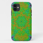Weave Mandala Oranje Green en Blue Case-Mate iPhone Case (Achterkant)