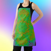 Weave Mandala Oranje Green en Blue