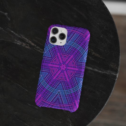 Weave Mandala Paars Pink en Blue Case-Mate iPhone Case