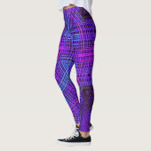 Weave Mandala Paars Pink en Blue Leggings (Links)