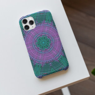 Weave Mandala Pink en Blue Case-Mate iPhone Case