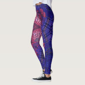 Weave Mandala Pink en Blue Leggings (Links)