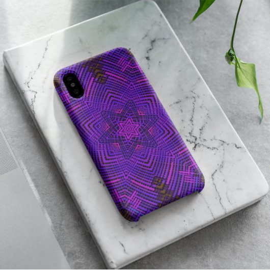 Weave Mandala Pink en Paars Case-Mate iPhone Case