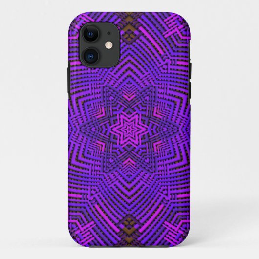 Weave Mandala Pink en Paars Case-Mate iPhone Case (Achterkant)