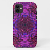 Weave Mandala Pink Paars en Blue Case-Mate iPhone Case (Achterkant)
