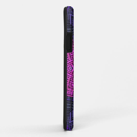 Weave Mandala Pink Paars en Blue Case-Mate iPhone Case (Achterkant/rechts)