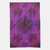 Weave Mandala Pink Paars en Blue Theedoek (Verticaal)