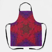 Weave Mandala Red en Paars Schort (Voorkant)