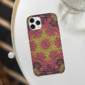 Weave Mandala Roze Paars en Geel Case-Mate iPhone Case