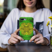 Weave Mandala Yellow en Green Case-Mate iPhone Case