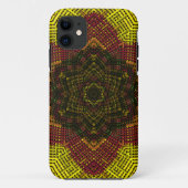 Weave Mandala Yellow en Oranje Case-Mate iPhone Case (Achterkant)