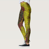 Weave Mandala Yellow en Oranje Leggings (Links)