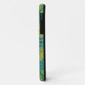 Weave Mandala Yellow Green en Blue Case-Mate iPhone Case (Achterkant/links)