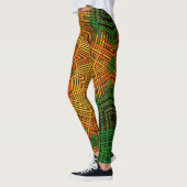 Weave Mandala Yellow Oranje en Green Leggings (Links)