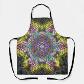 Weave Mandala Yellow Pink en Green Schort (Voorkant)