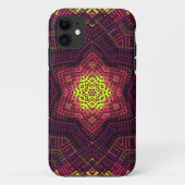 Weave Mandala Yellow Pink en Paars Case-Mate iPhone Case (Achterkant)