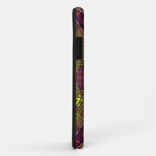 Weave Mandala Yellow Pink en Paars Case-Mate iPhone Case (Achterkant/rechts)