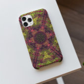Weave Mandala Yellow Pink en Paars Case-Mate iPhone Case
