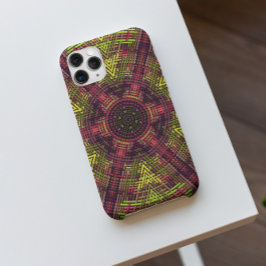 Weave Mandala Yellow Pink en Paars Case-Mate iPhone Case