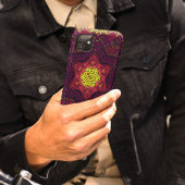 Weave Mandala Yellow Pink en Paars Case-Mate iPhone Case