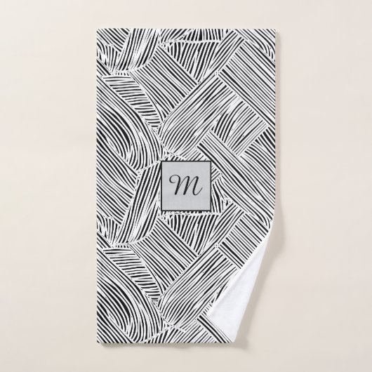 Weave Pattern Design Art  Bad Handdoek (Handdoek)