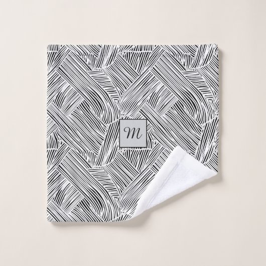 Weave Pattern Design Art  Bad Handdoek (Wasdoekje)