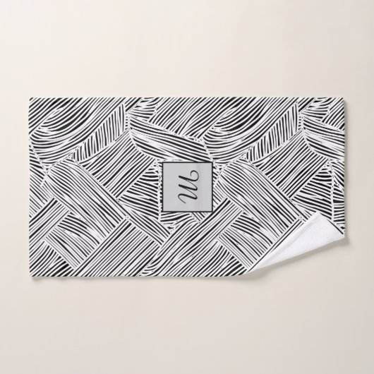 Weave Pattern Design Art  Bad Handdoek (Handdoek)