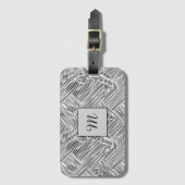 Weave Pattern Design Art  Bagagelabel (Voorkant (verticaal))