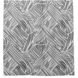 Weave Pattern Design Art  Douchegordijn