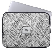 Weave Pattern Design Art  Laptop Sleeve (Voorkant)