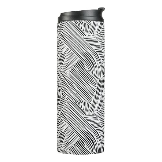 Weave Pattern Design Art  Thermosbeker (Gedraaid links)