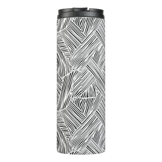 Weave Pattern Design Art  Thermosbeker (Achterkant)