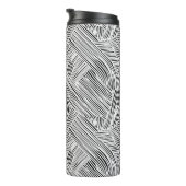 Weave Pattern Design Art  Thermosbeker (Geroteerd rechts)