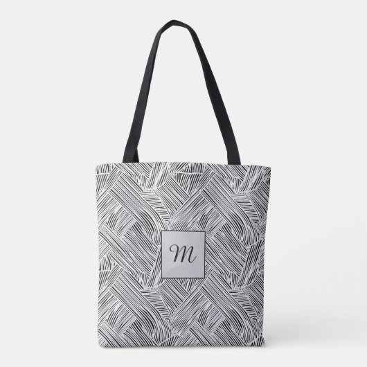 Weave Pattern Design Art  Tote Bag (Achterkant)
