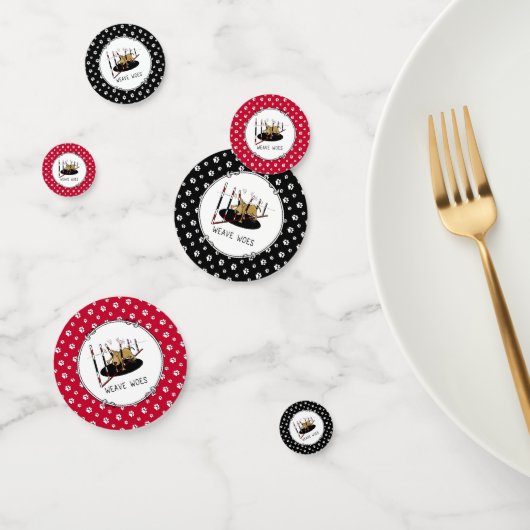 Weave Woes - grappige hondenbehendigheid Confetti (Groep)