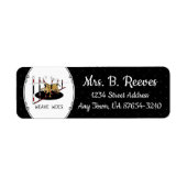 Weave Woes - grappige hondenbehendigheid Etiket (Voorkant)