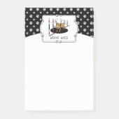 Weave Woes - grappige hondenbehendigheid Post-it® Notes (Voorkant)